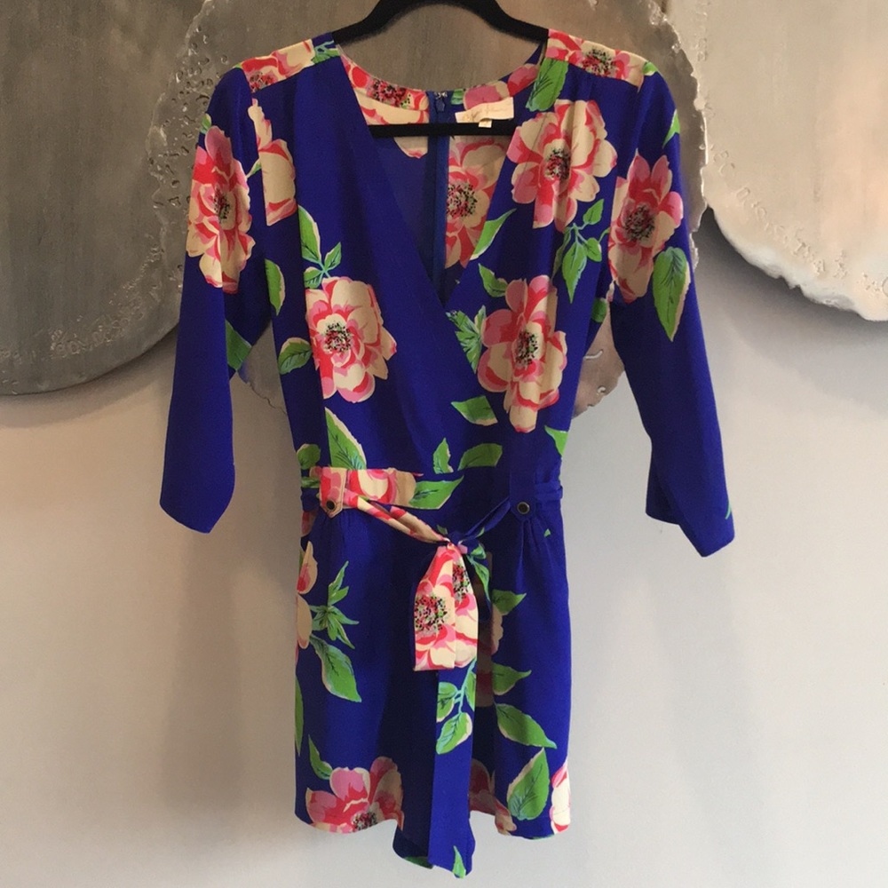 Worn once Yumi Kim floral romper